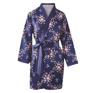 NWT Morgan Lane Allie Robe - Navy Floral (Plus 16-28)